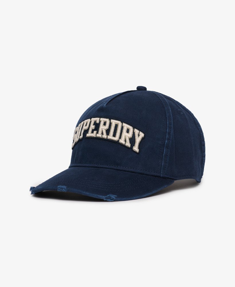 Gorra de hombre tipo trucker con logo Varsity - Superdry - Azul Azul-3