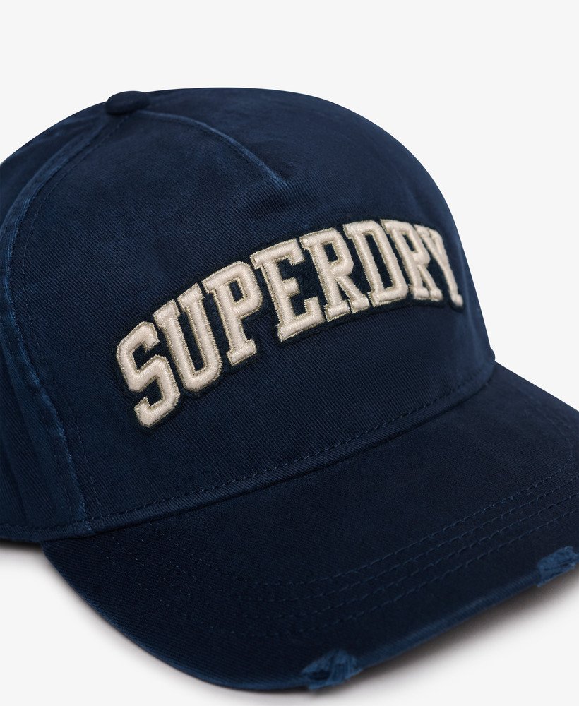 Gorra de hombre tipo trucker con logo Varsity - Superdry - Azul Azul-4