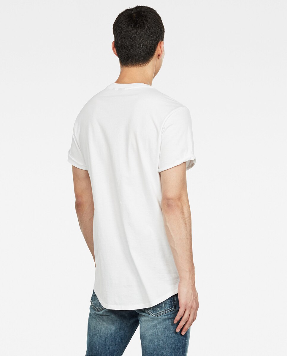Camiseta de hombre de manga corta y corte relajado - G-Star - Blanco Blanco-2
