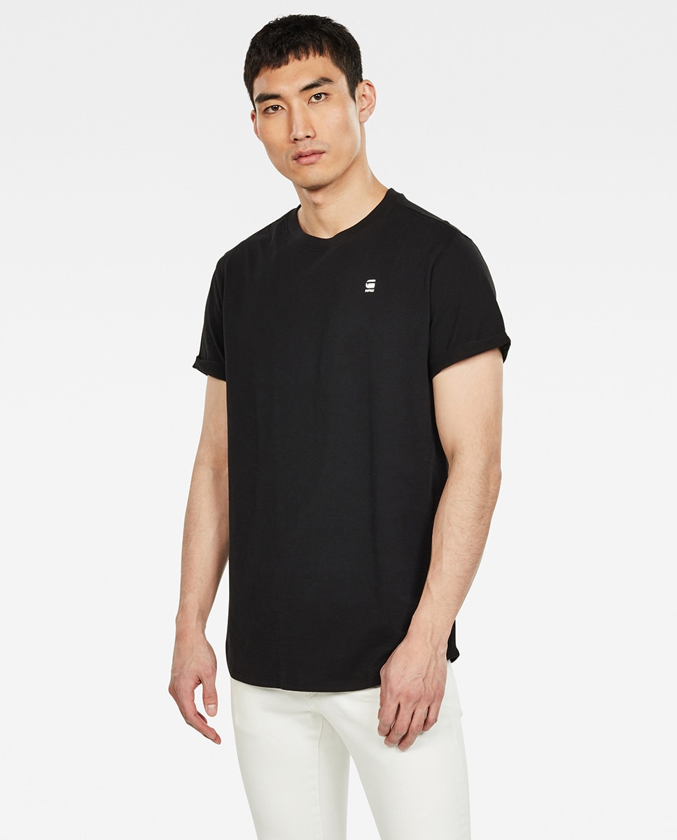 Camiseta de hombre de manga corta y corte relajado - G-Star - Naranja Naranja-1