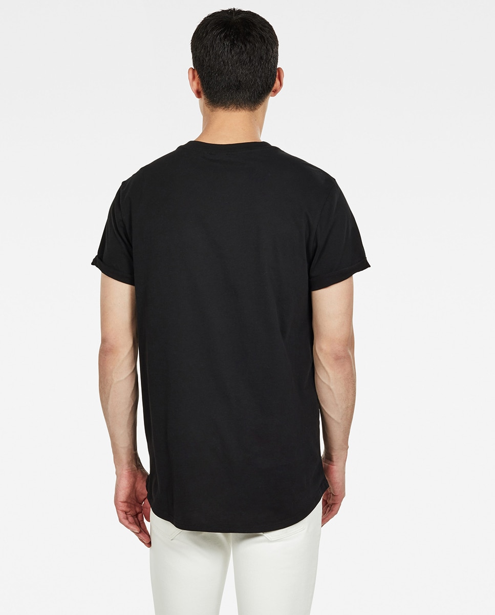 Camiseta de hombre de manga corta y corte relajado - G-Star - Naranja Naranja-2