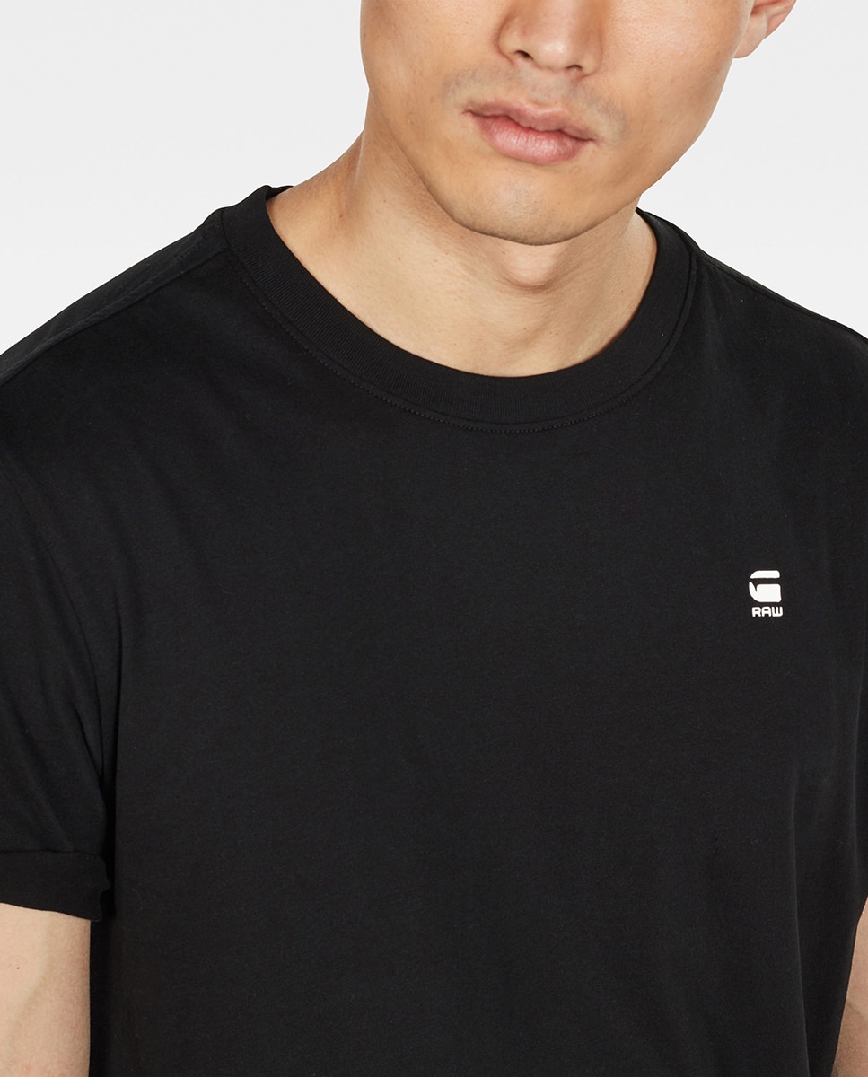 Camiseta de hombre de manga corta y corte relajado - G-Star - Naranja Naranja-3