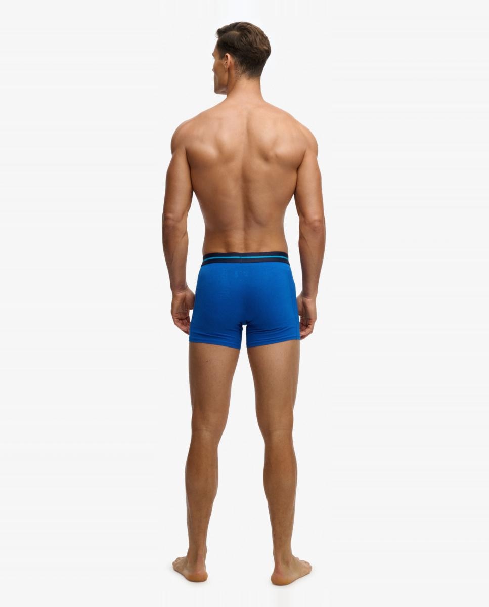 Pack triple de boxers de hombre - Superdry - Azul Azul-2