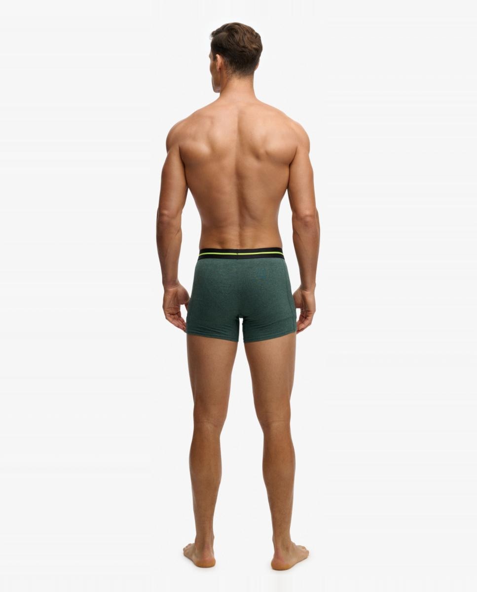 Pack triple de boxers de hombre - Superdry - Verde Verde-2