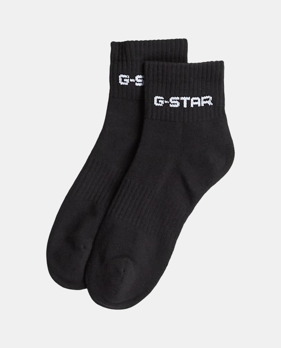 Pack de 3 pares de calcetines de hombre - G-Star - Negro Negro-3