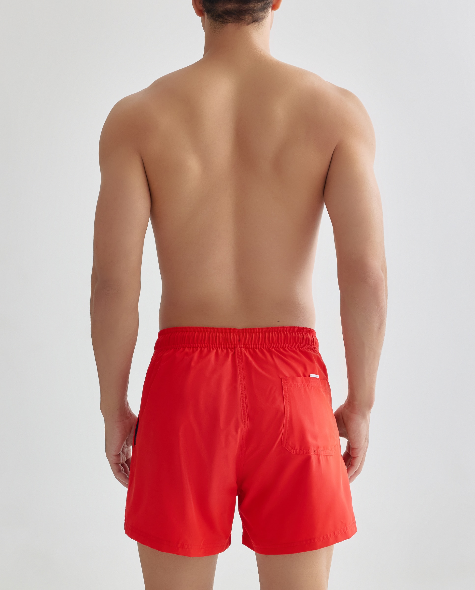 Bañador bermuda liso de hombre - Easy Wear - 610 Carmín 610 Carmín-2