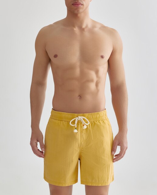 Bañador bermuda liso de hombre
