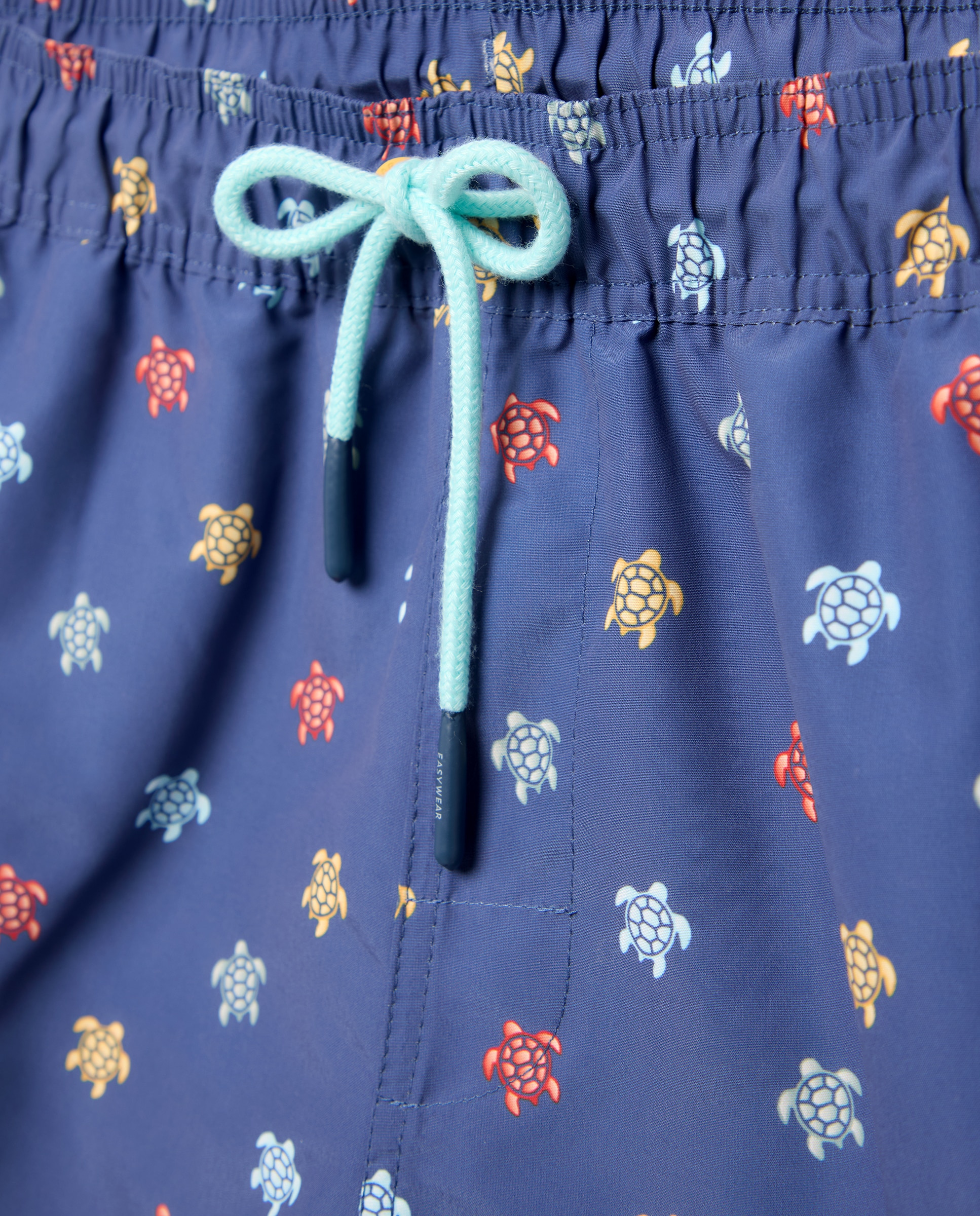 Calções de banho com estampado Azul-marinho-4