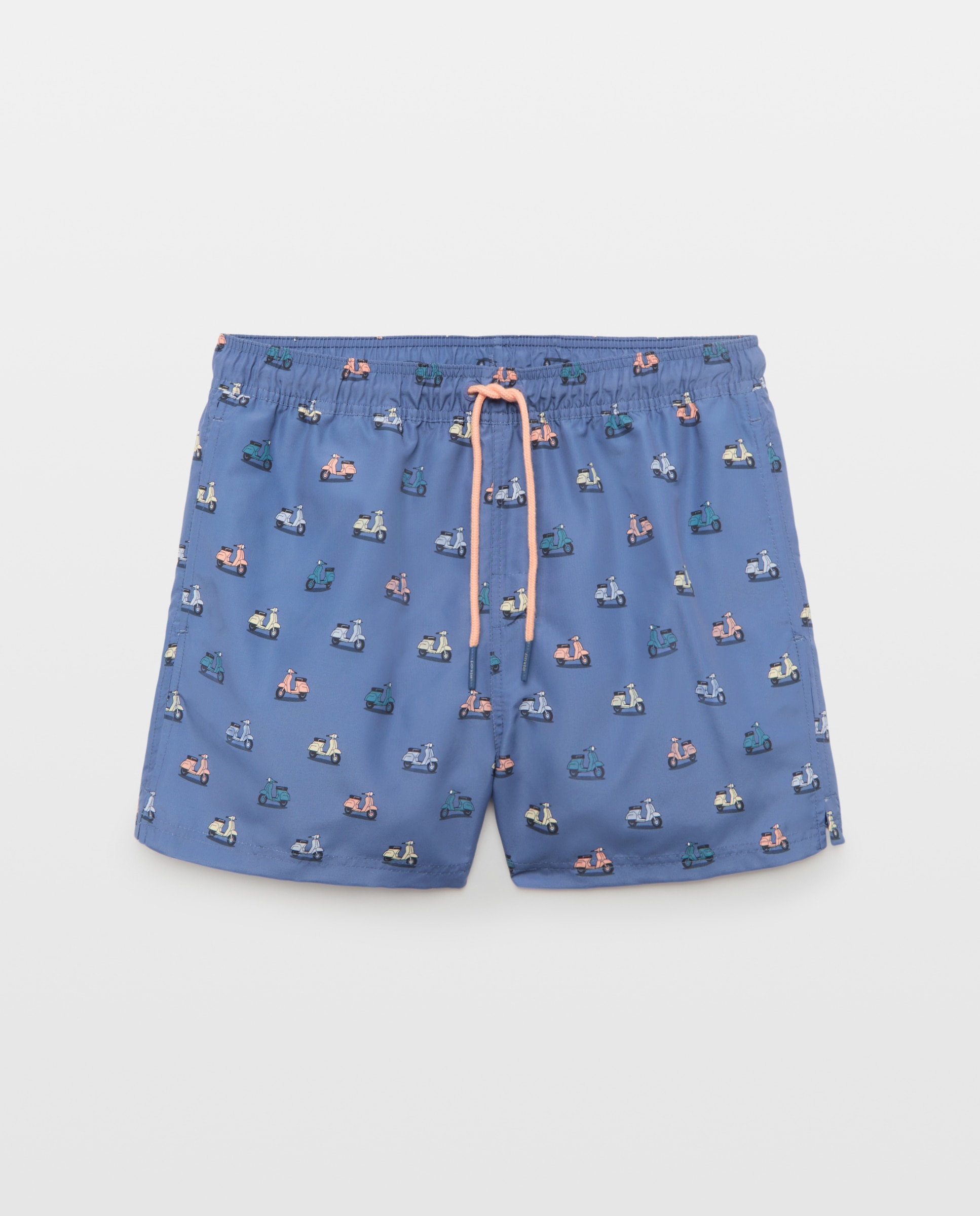 Calções de banho com estampado Cinzento-3