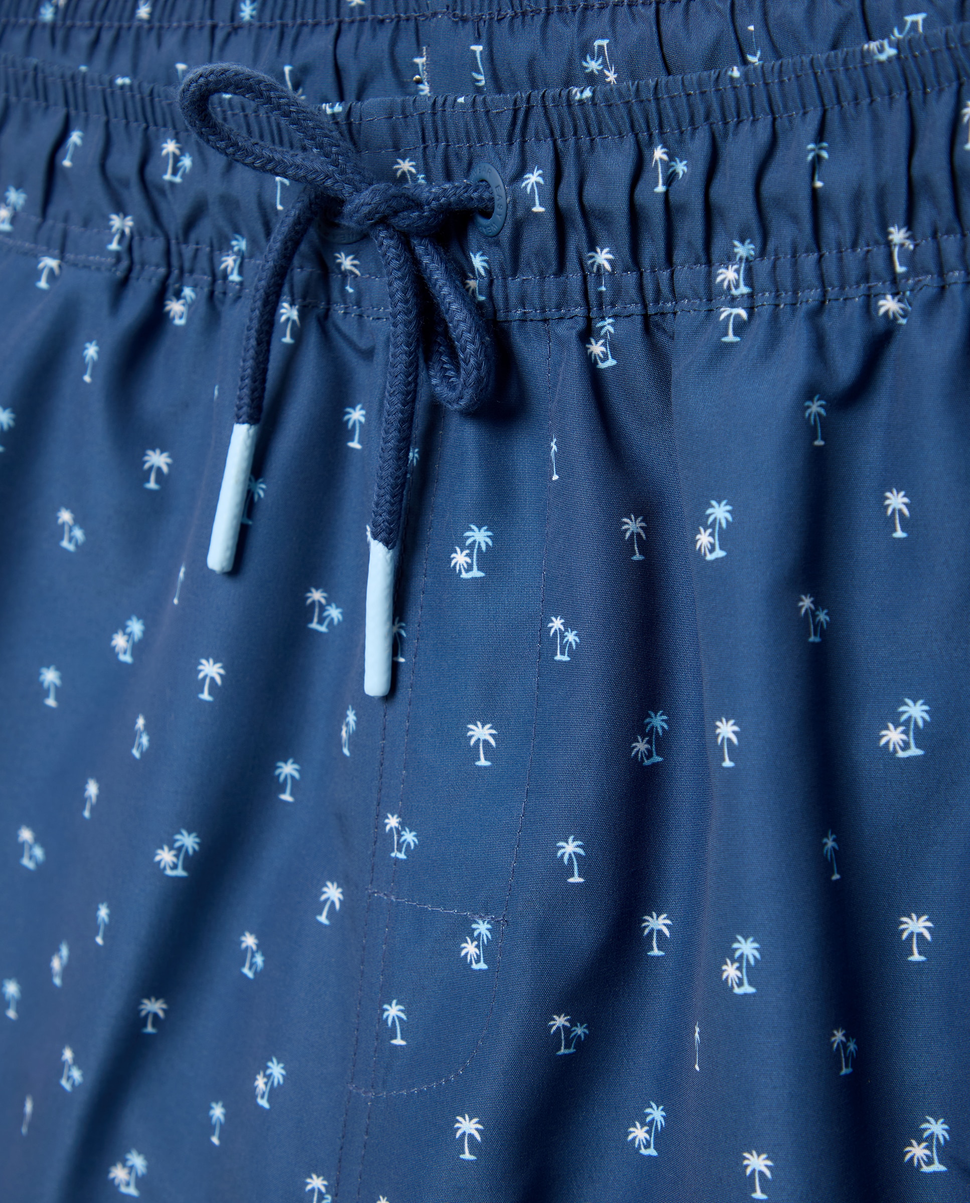 Calções de banho com estampado Azul-marinho-4
