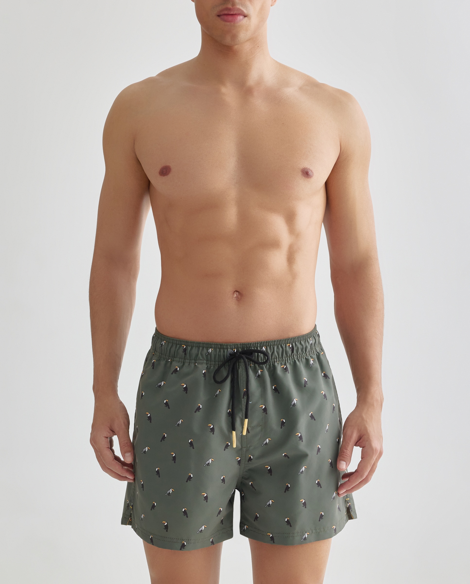 Bañador estampado de hombre - Easy Wear - Verde Verde-1