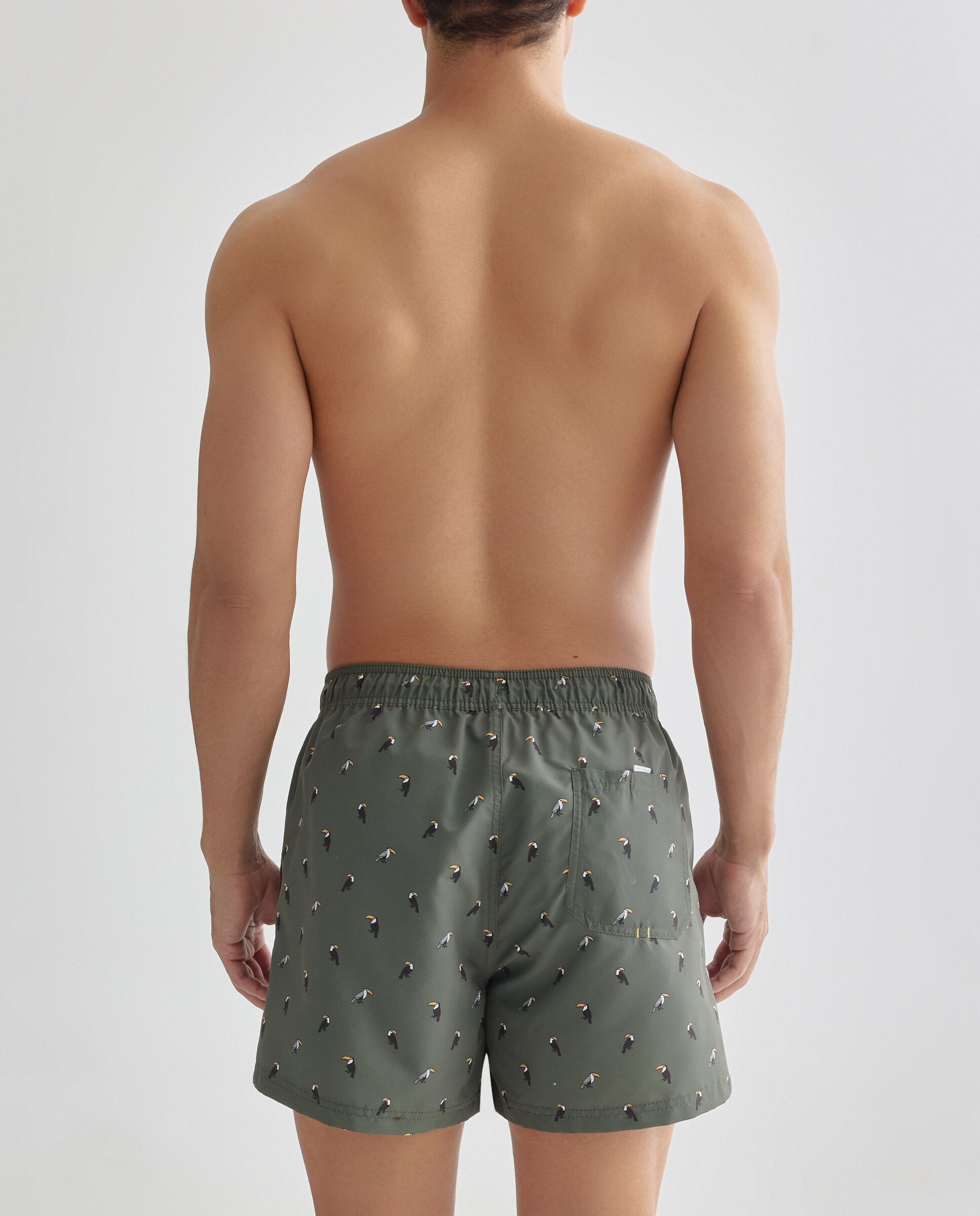 Bañador estampado de hombre - Easy Wear - Verde Verde-2