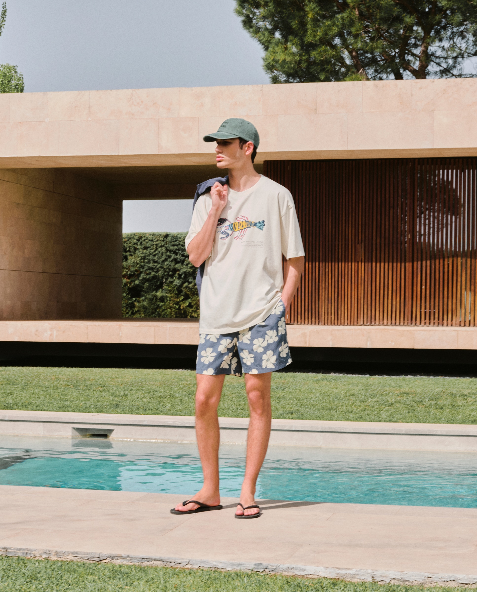 Imagem 0 de Calções de Banho com Estampado