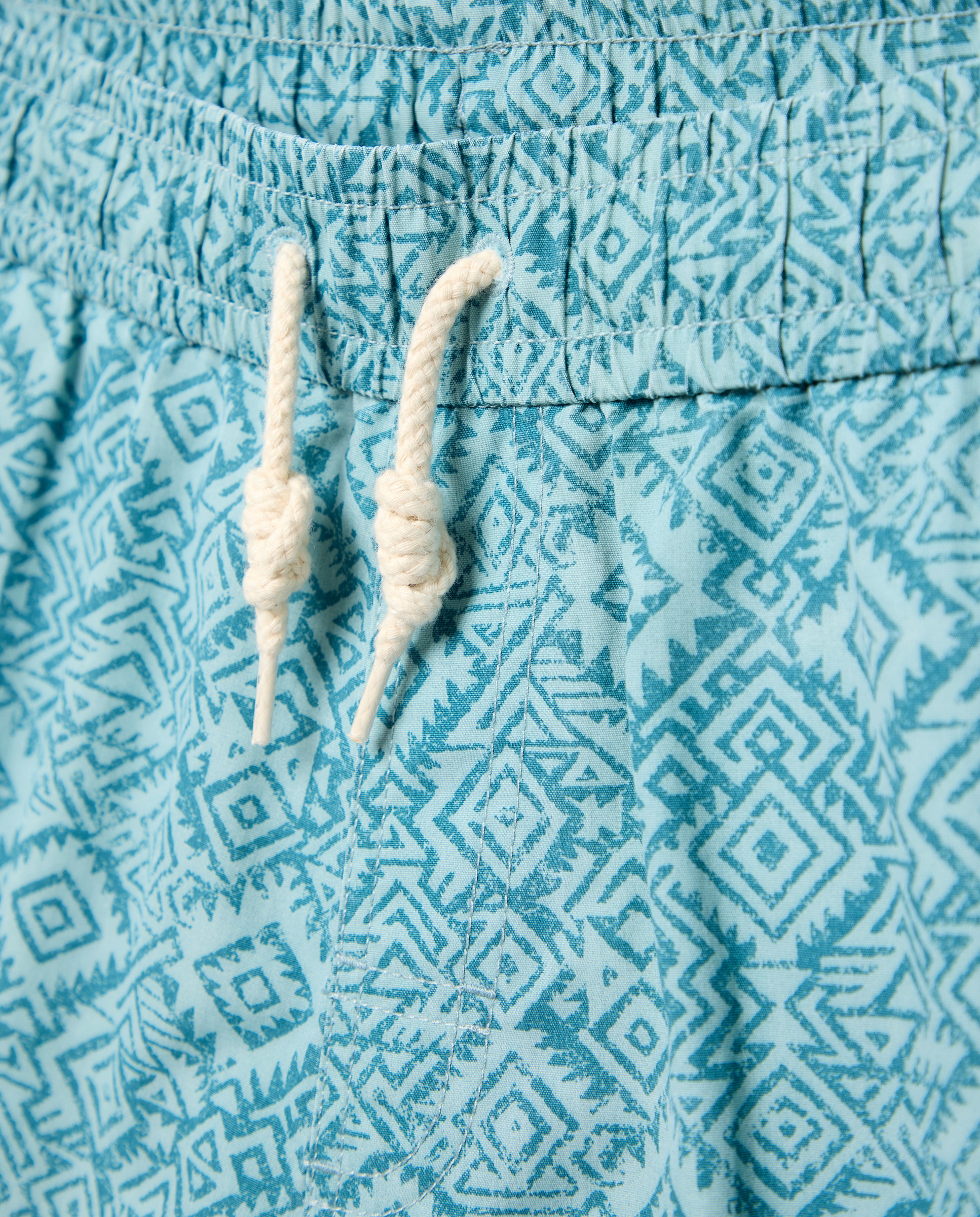 Calções de banho com estampado Azul-marinho-4