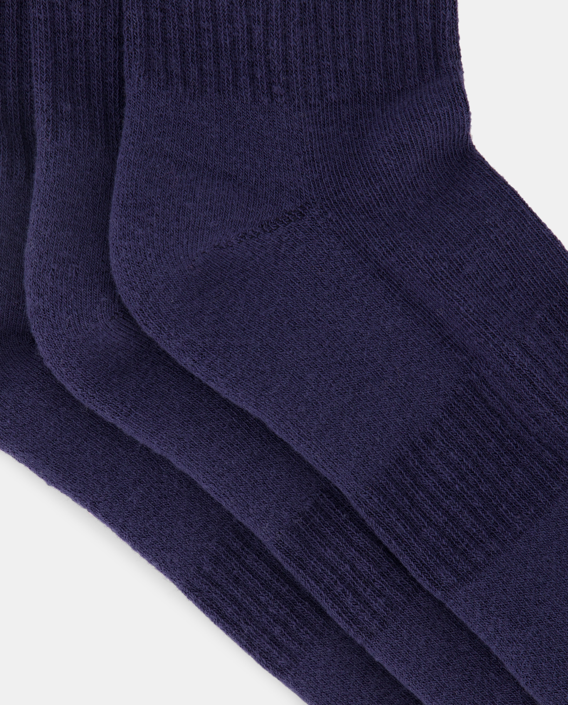 Pack 3 calcetines cortos de adulto Azul-2
