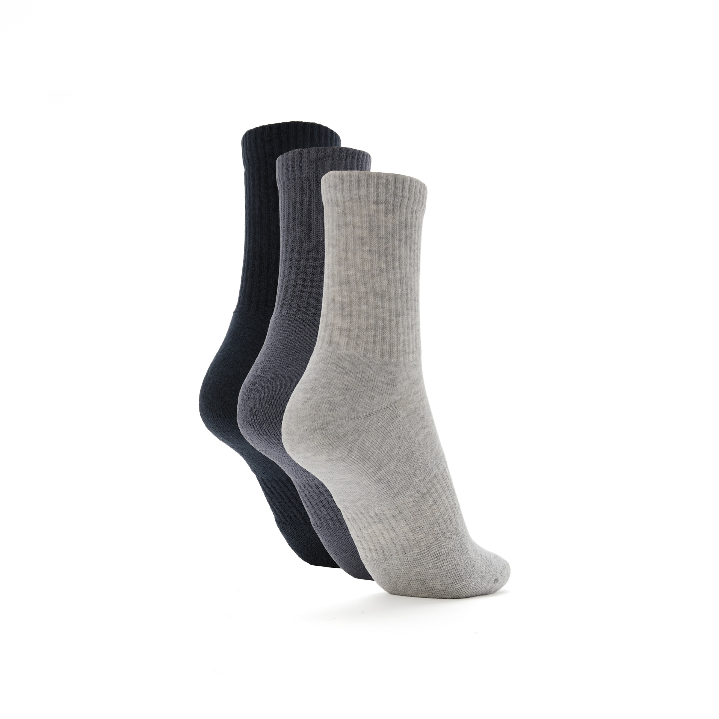 Pack 3 Calcetines Cortos Adulto Azul-2