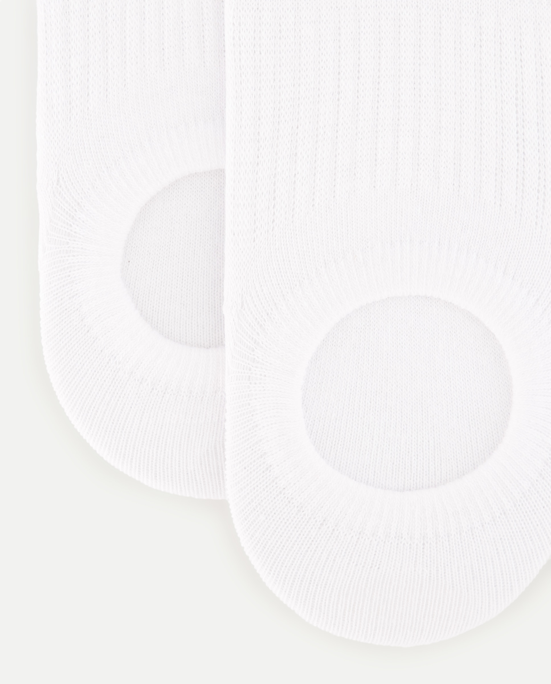 Pack 2 calcetines invisibles adulto Blanco-2
