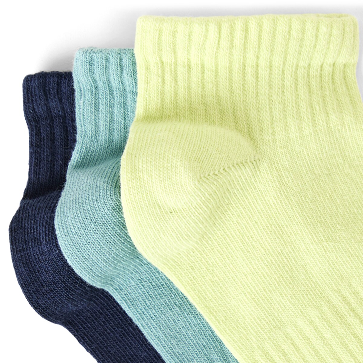 Pack de 3 calcetines tobilleros de infantil Verde-2