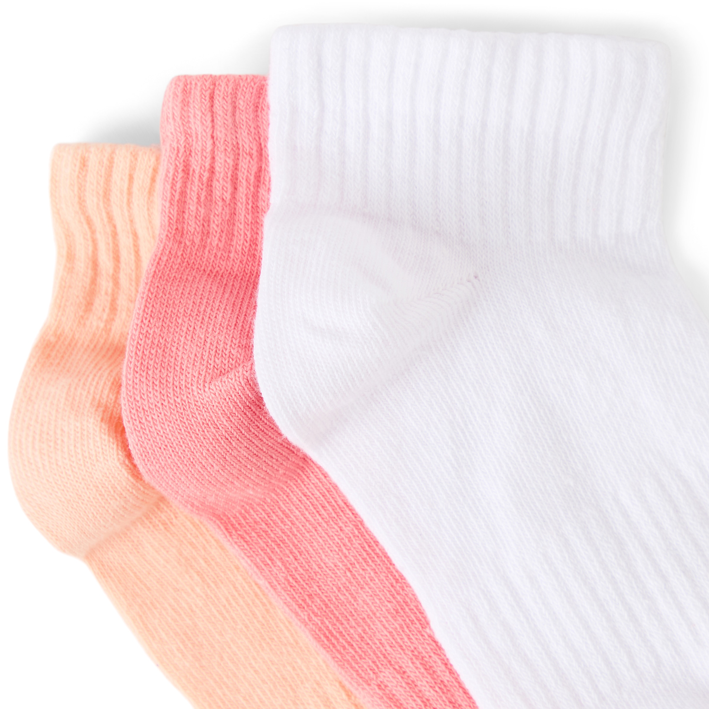 Pack de 3 calcetines tobilleros de infantil Naranja-2