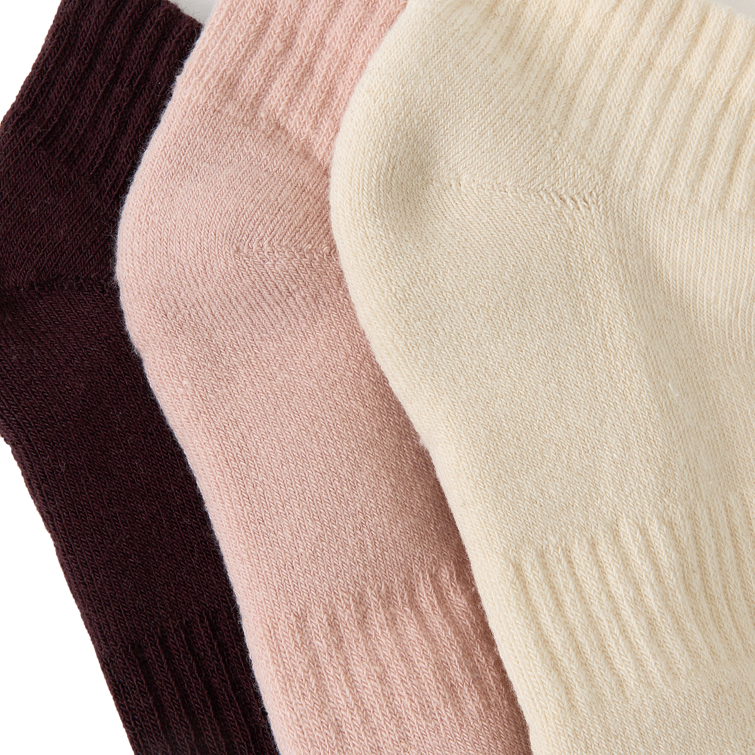 Pack 3 Calcetines Tobilleros Infantiles Rosa-2
