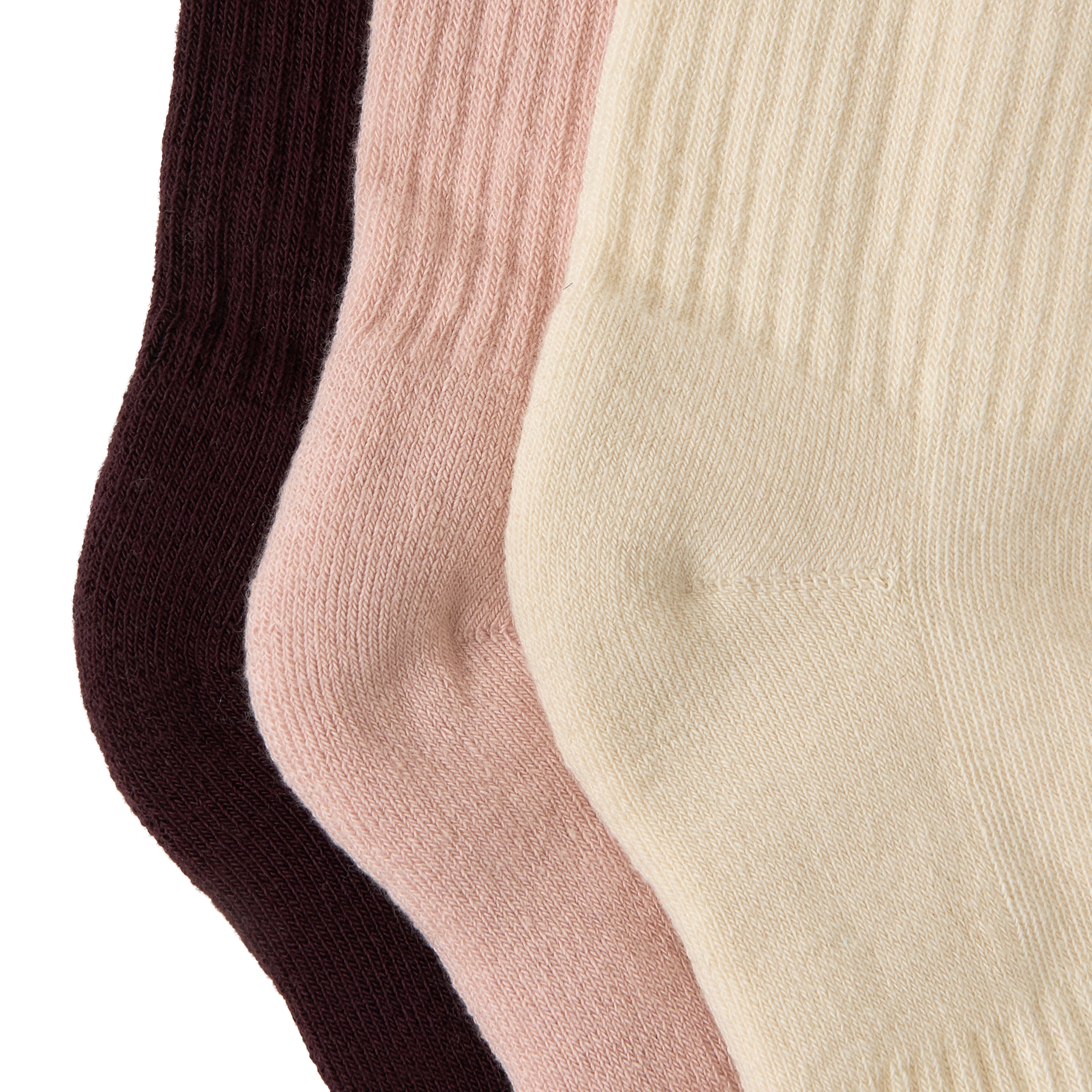 Pack 3 Calcetines Cortos Infantiles Rosa-2