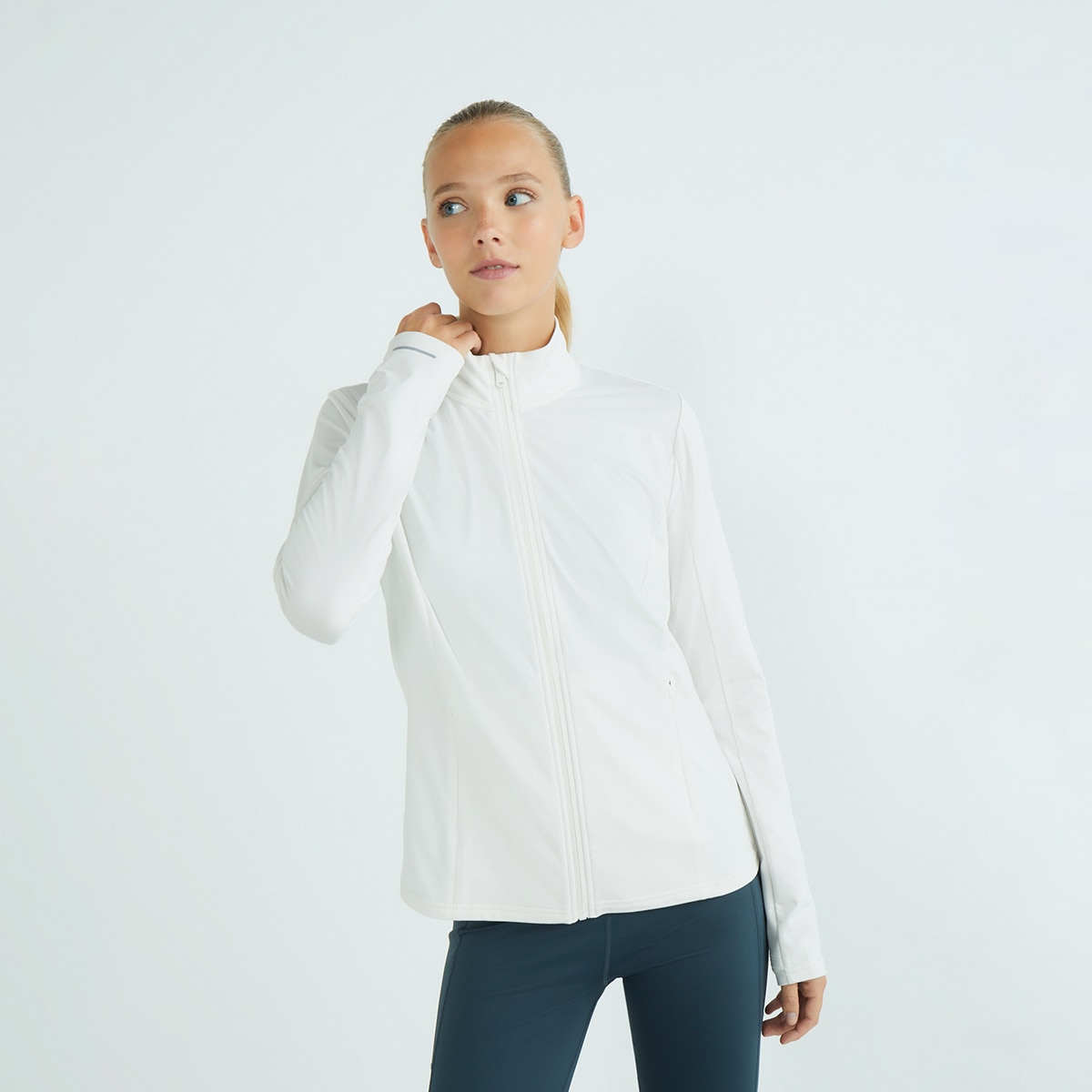 Imagen 0 de Sudadera técnica con cremallera de mujer