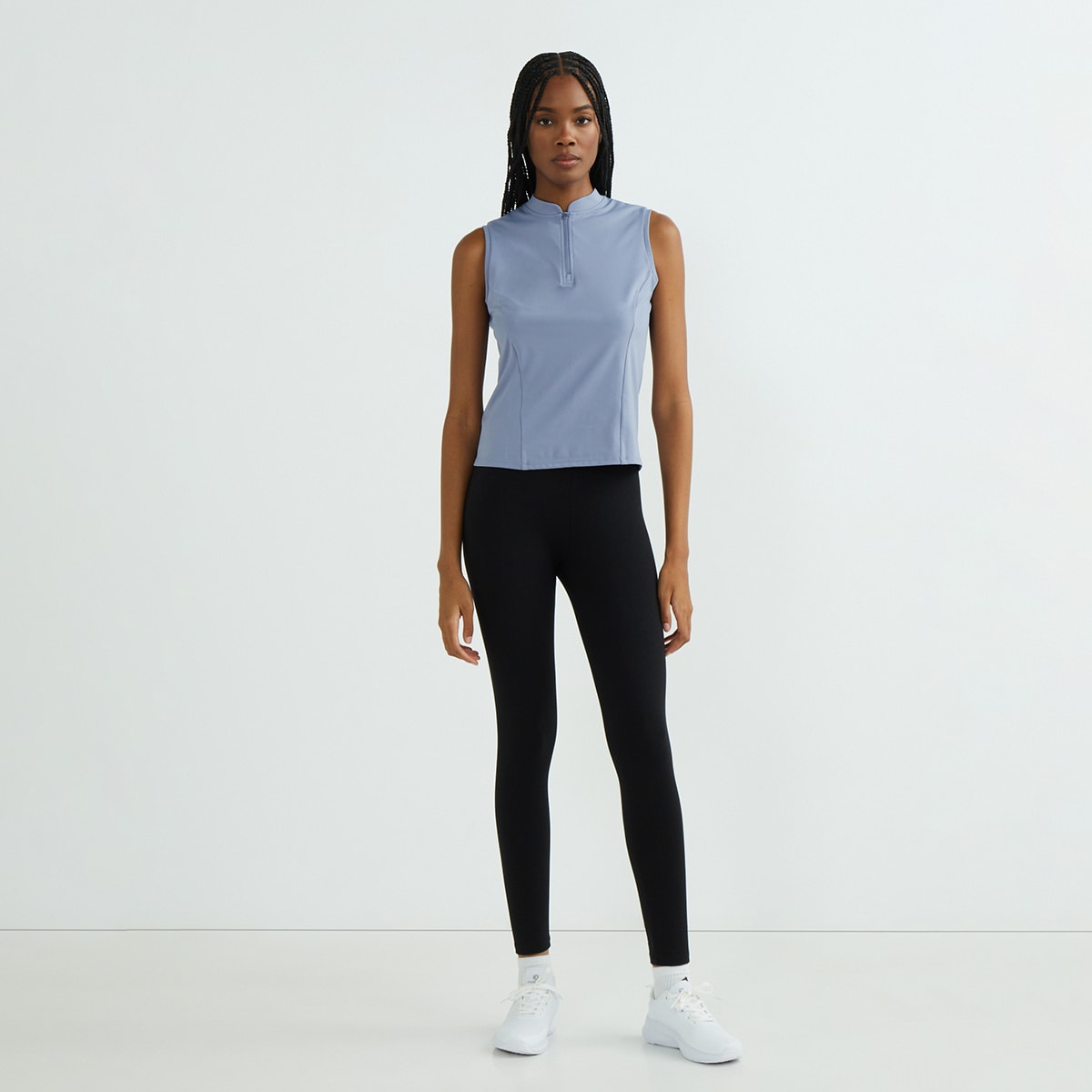 Malla básica de mujer Negro-1