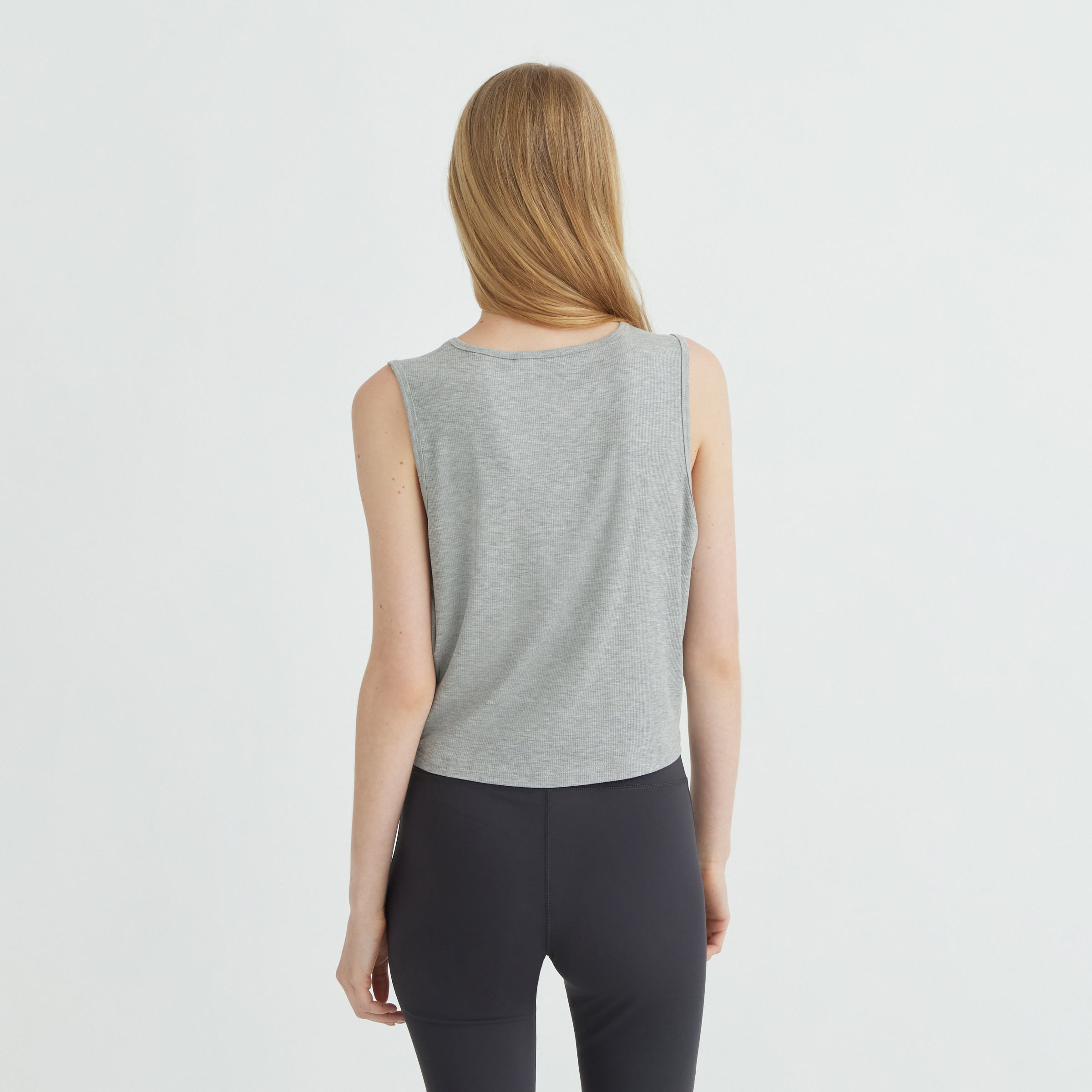 Camiseta modal nudo Gris-3