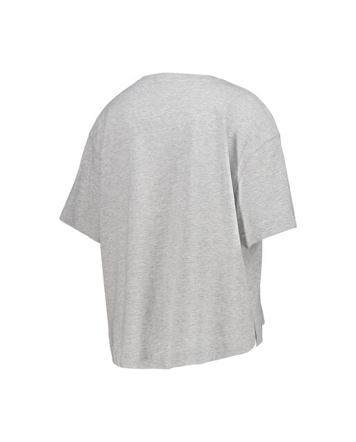 Camiseta holgada mujer Gris-5