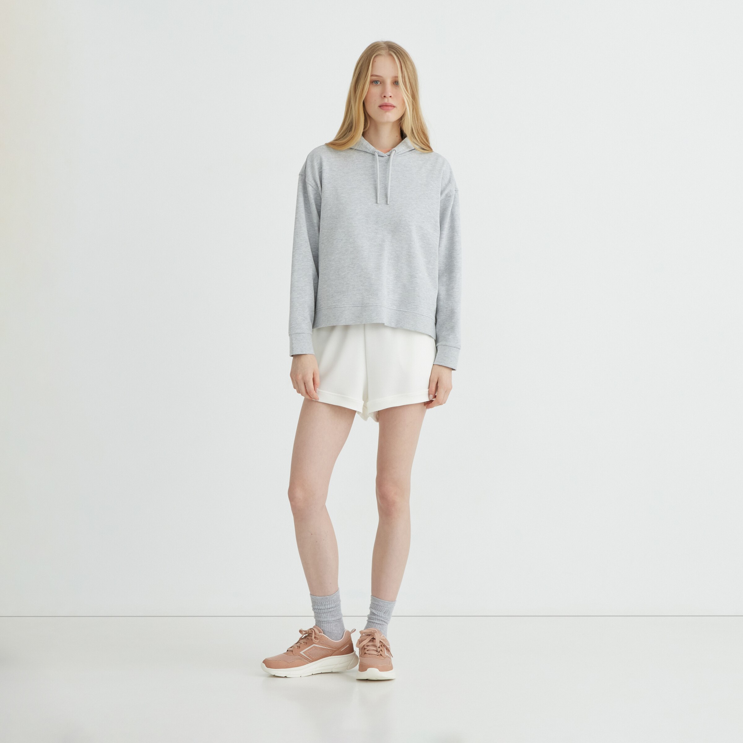 Sudadera capucha mujer Gris-2
