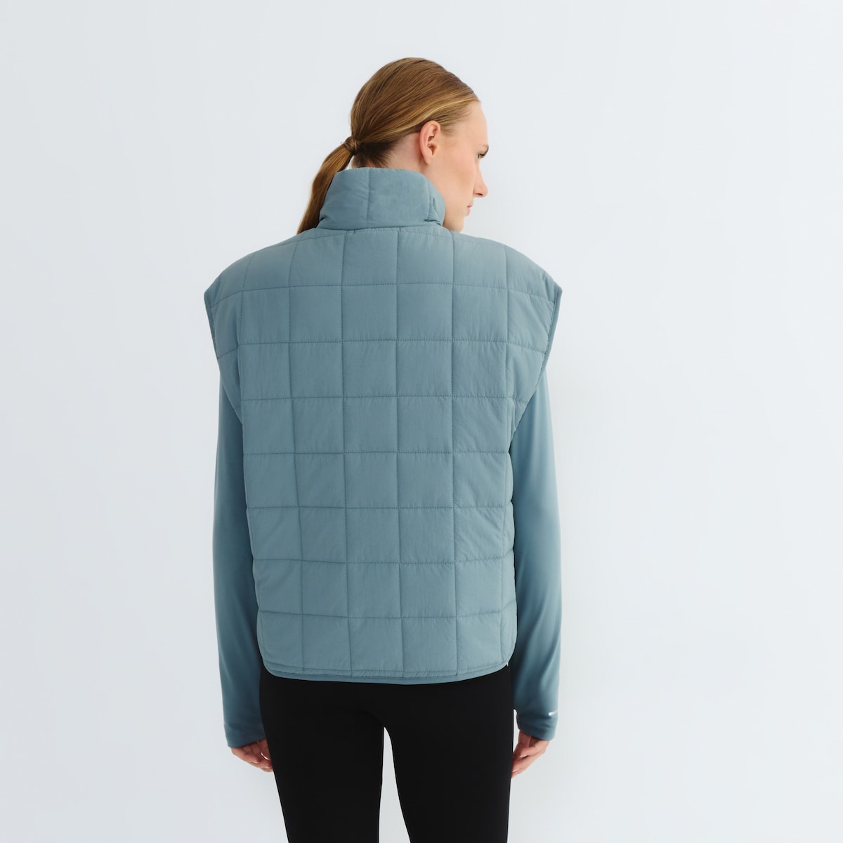 Chaleco Acolchado Mujer Verde-3