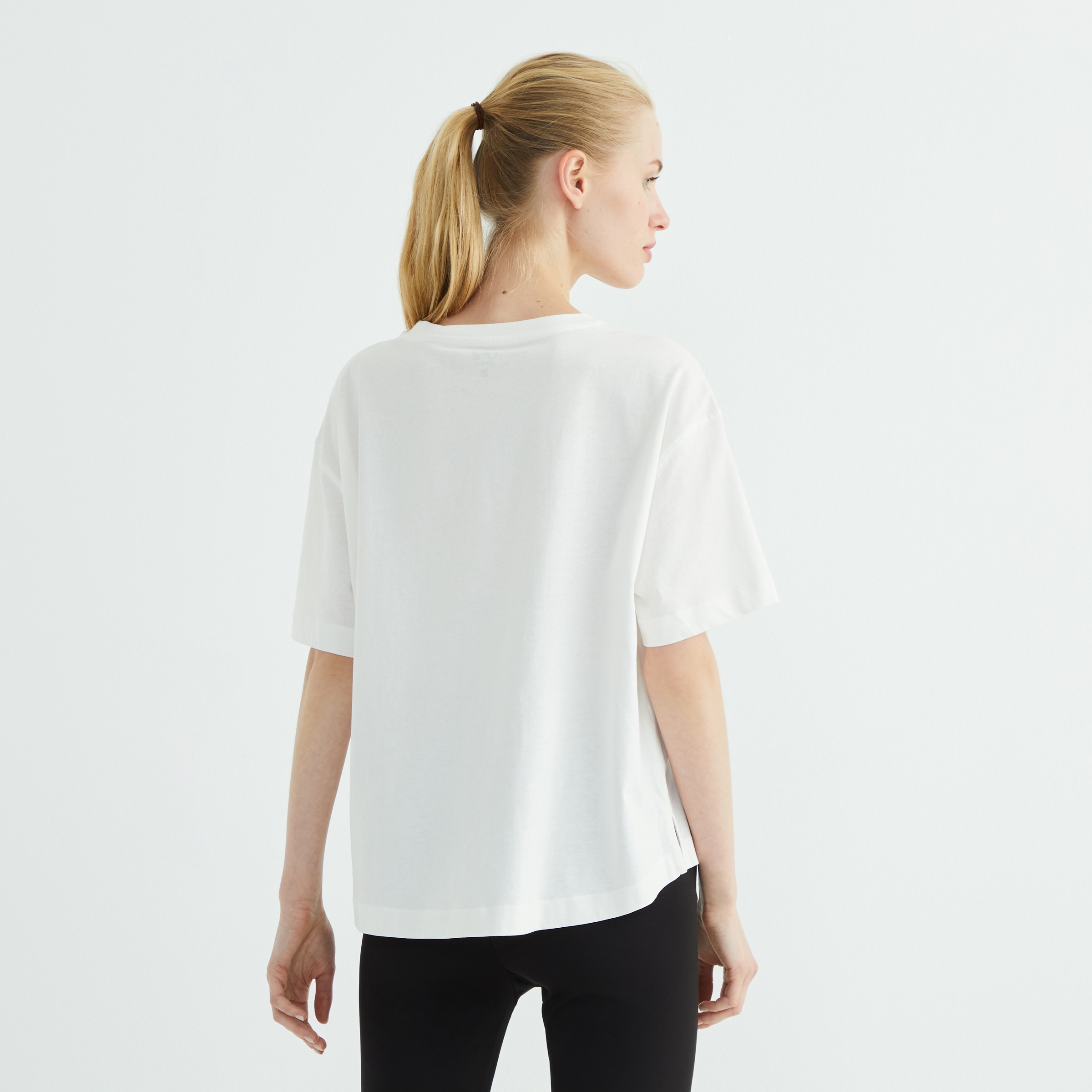 Camiseta Algodón Mujer Blanco-3