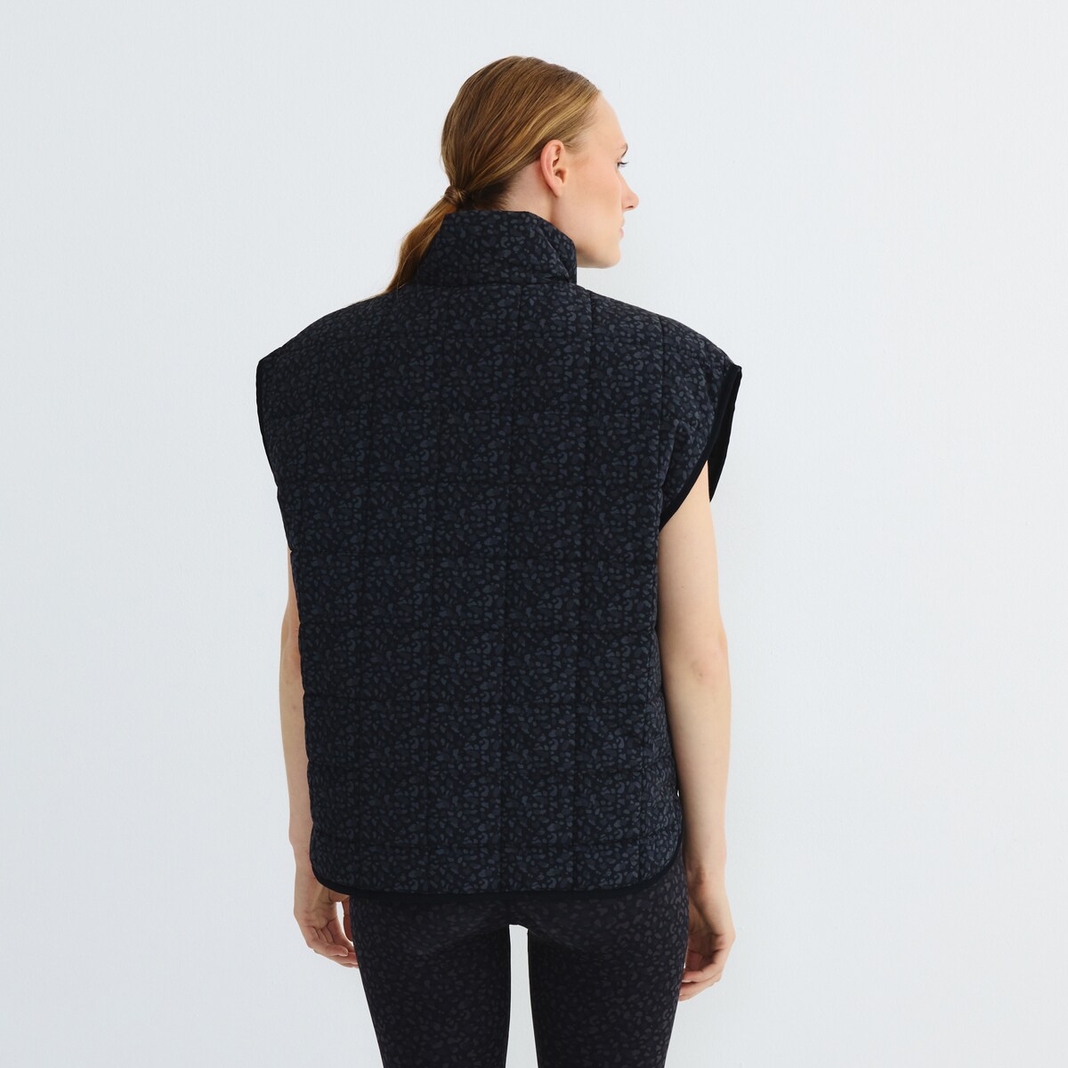 Chaleco Acolchado Mujer Negro-3
