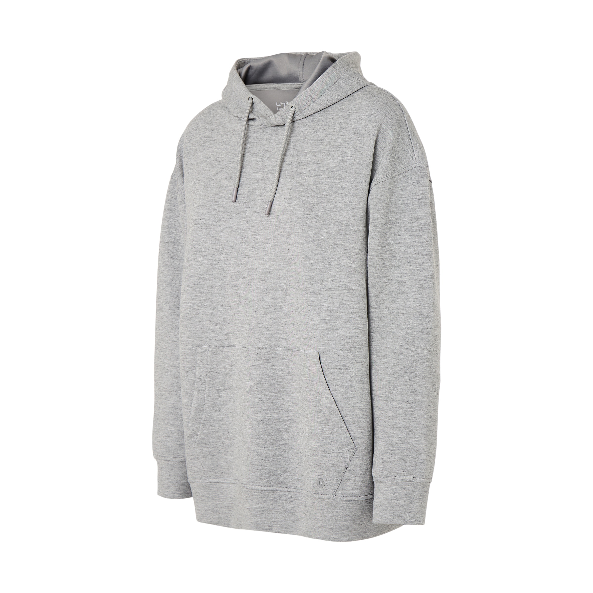 Sudadera Oversize Modal Mujer Gris-4