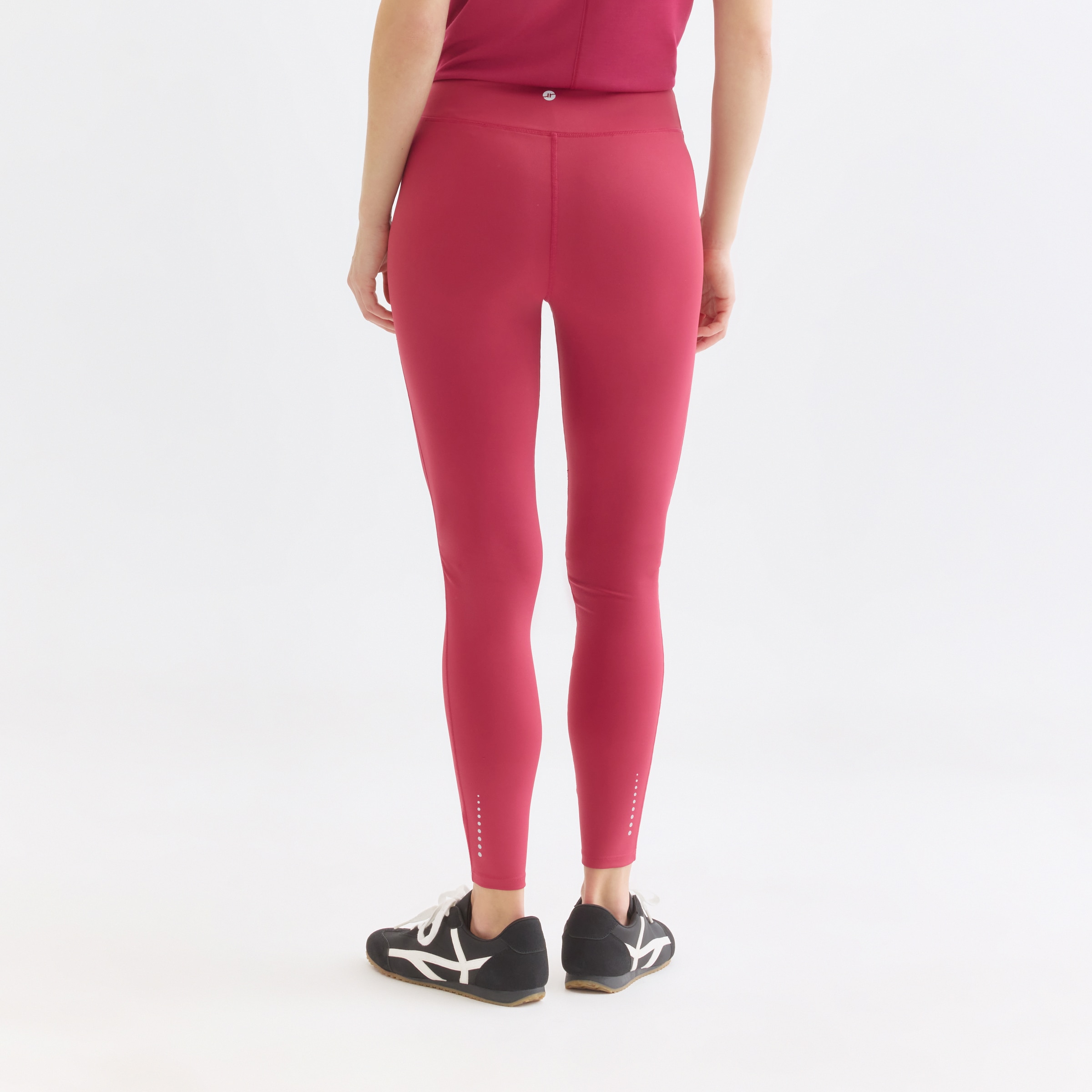 Malla Larga Running Mujer Rosa oscuro-3