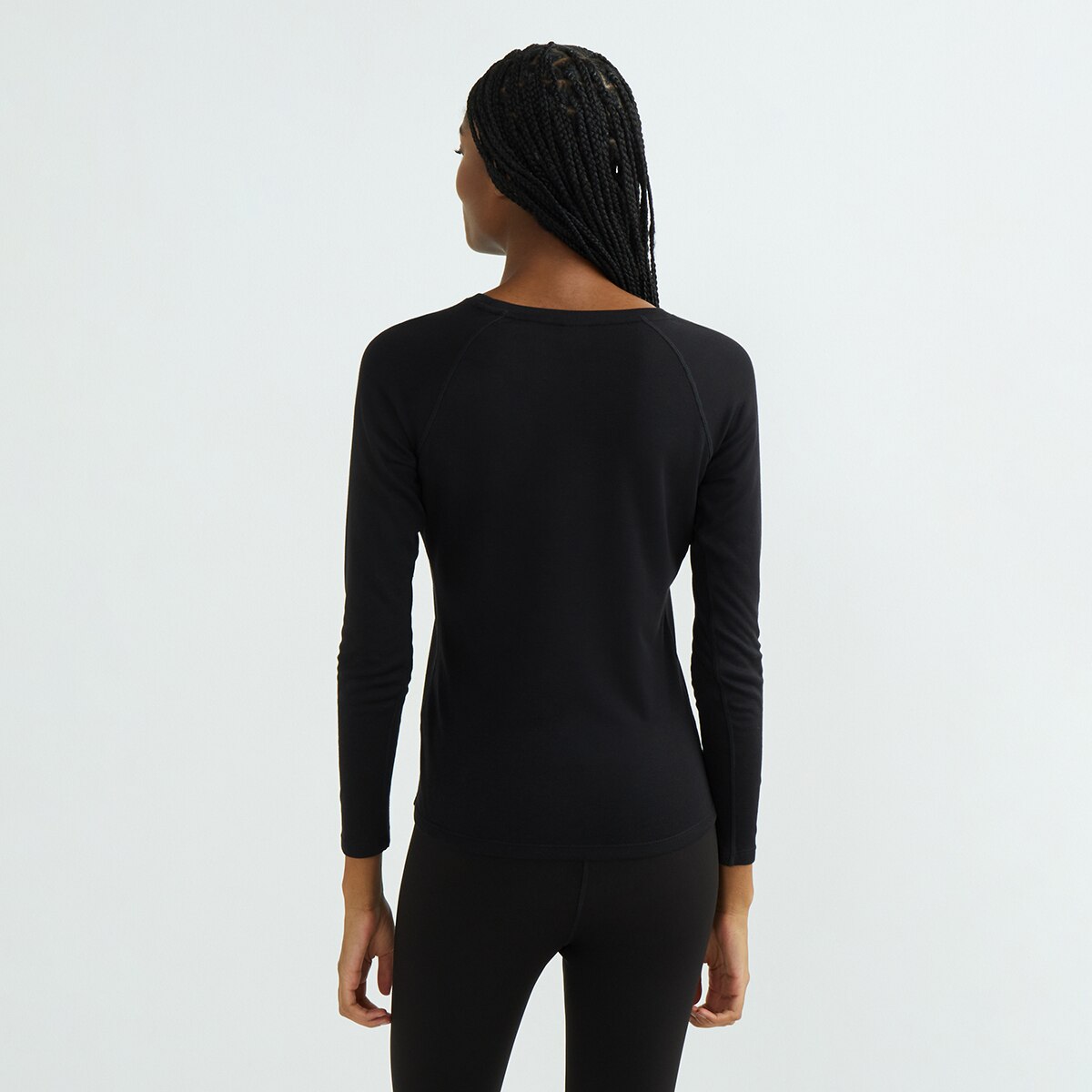 Camiseta térmica de mujer Antracita-2