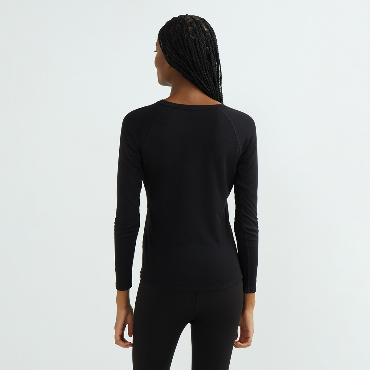 Camiseta térmica de mujer Antracita-2