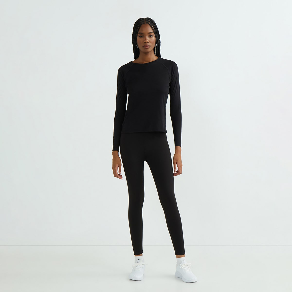 Camiseta térmica de mujer Antracita-3