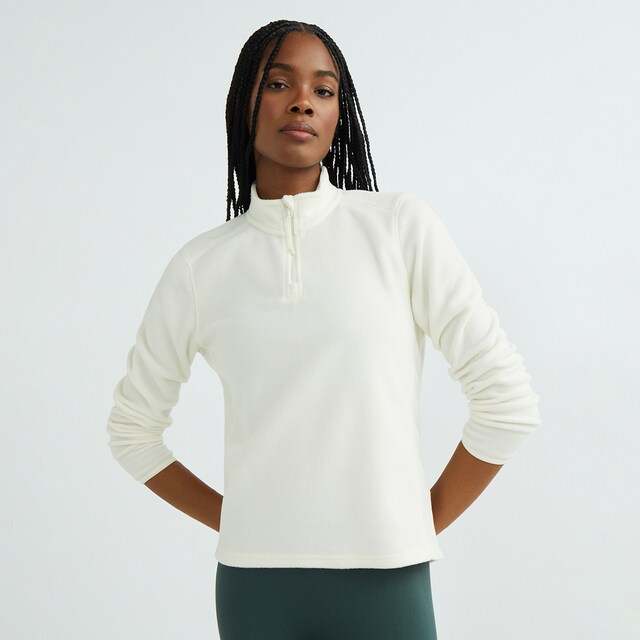 Imagen 0 de Forro polar media cremallera de mujer