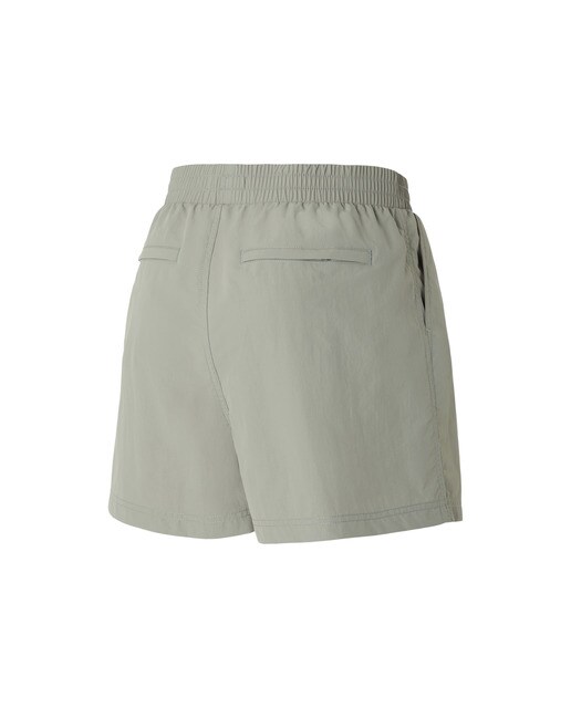 Pantalón corto senderismo mujer Verde claro-5