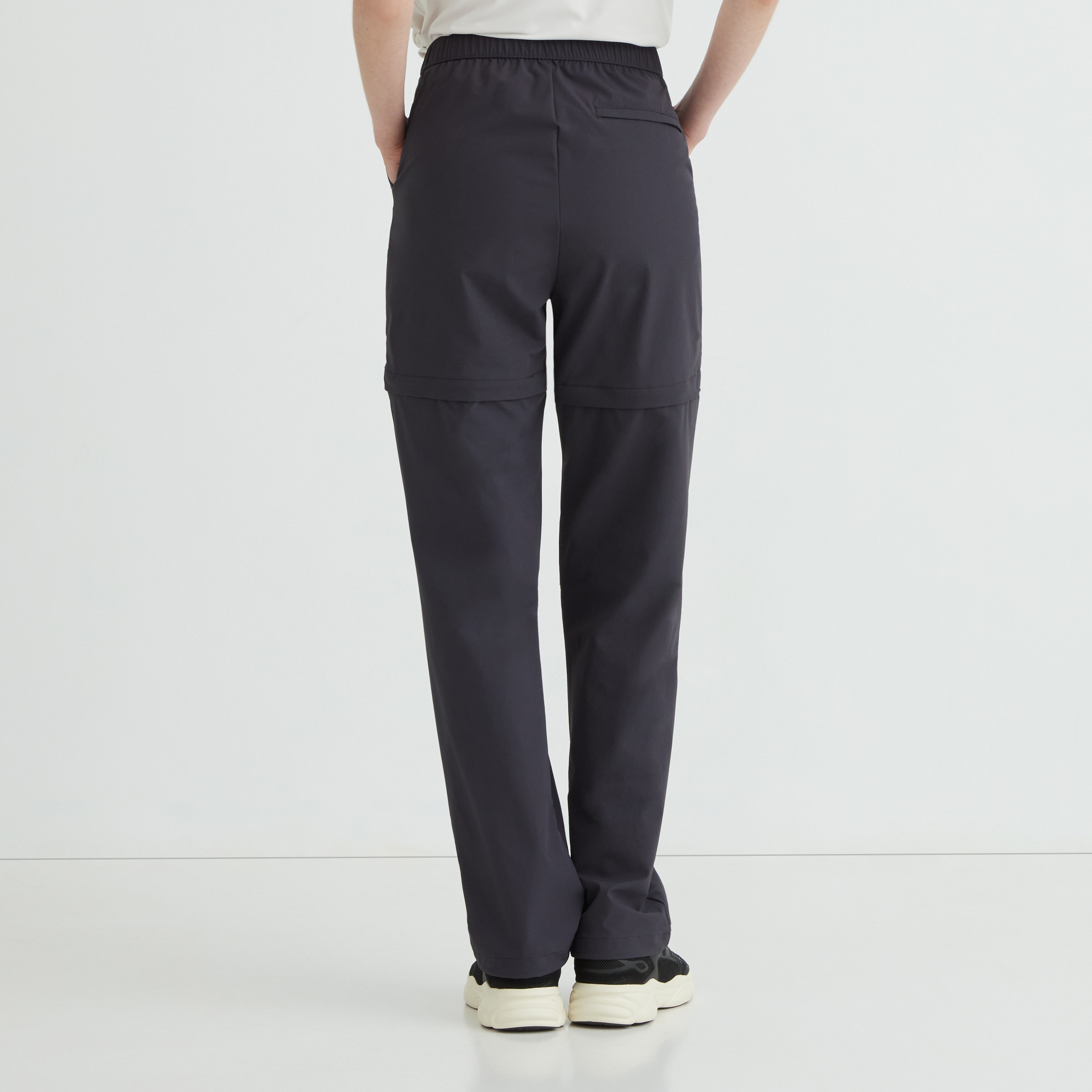 Pantalón desmontable mujer Gris-3