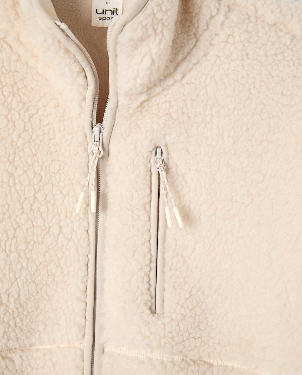 Chaqueta Borreguito Mujer Blanco-5