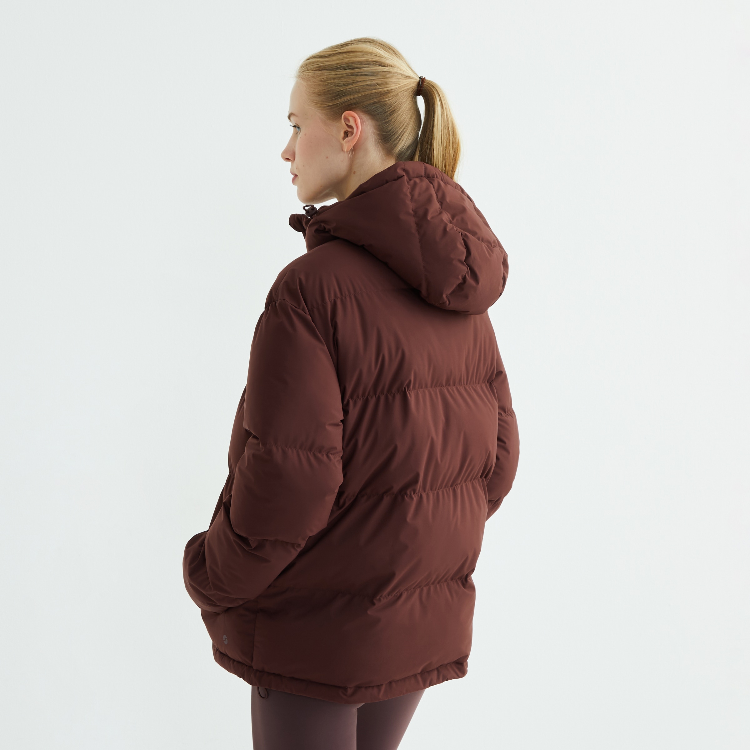 Chaqueta Acolchada Mujer Morado-3