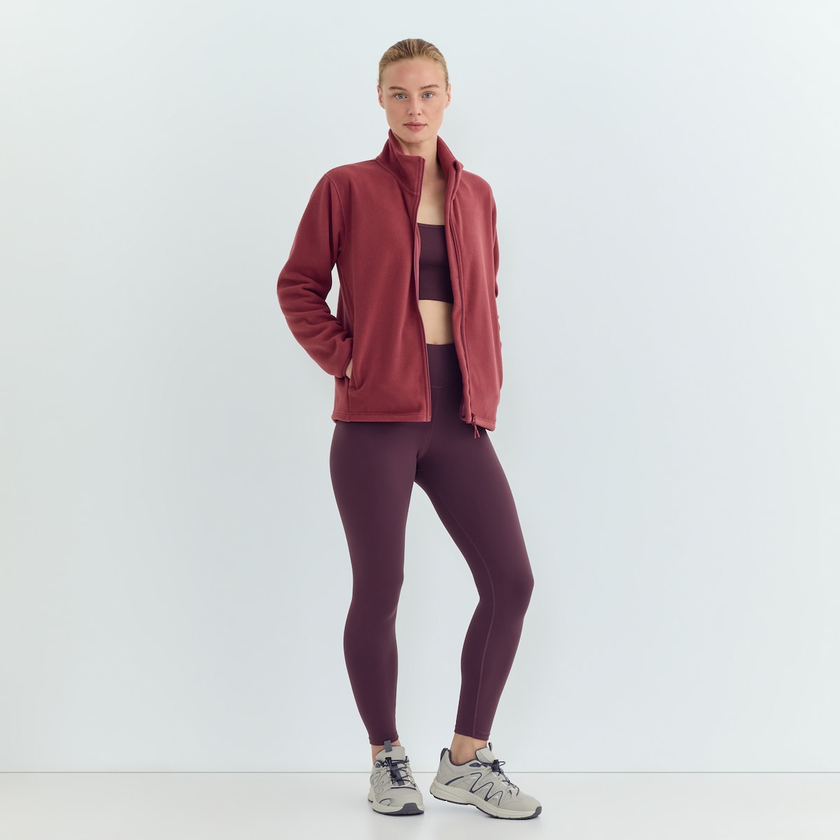 Forro Polar Mujer Marrón-2