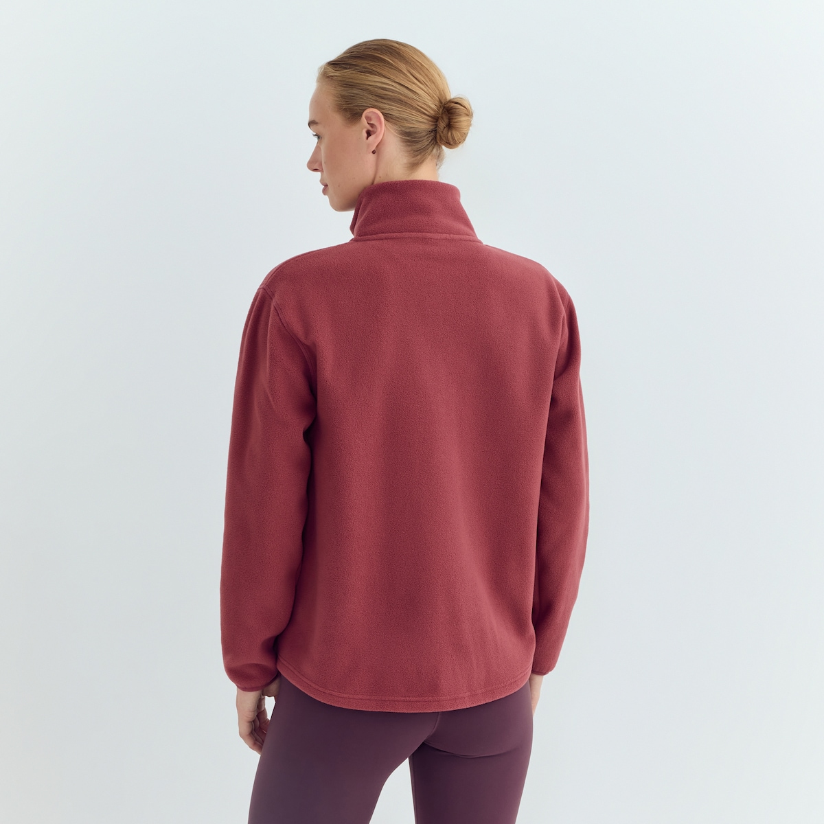 Forro Polar Mujer Marrón-3