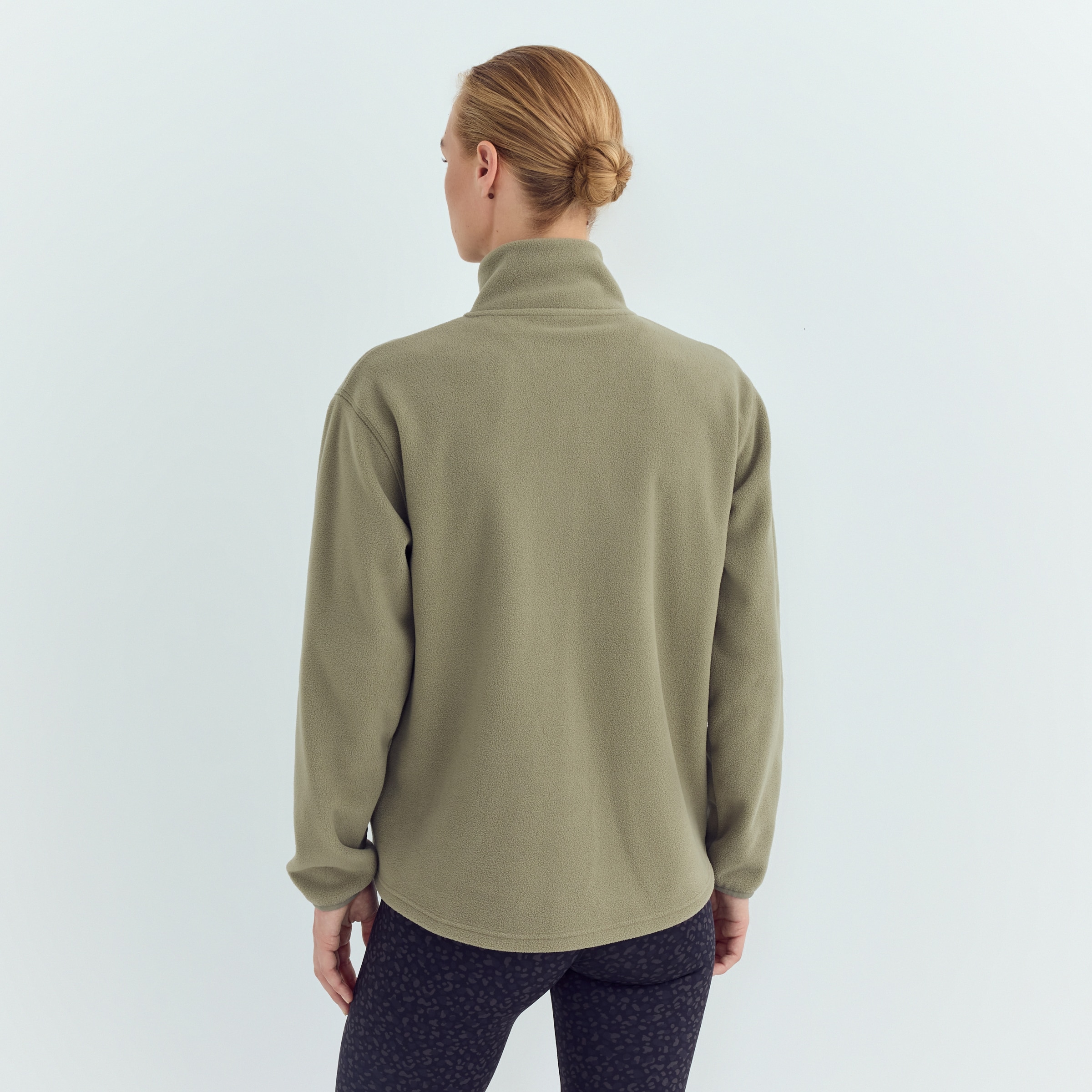 Forro Polar Mujer Verde-3