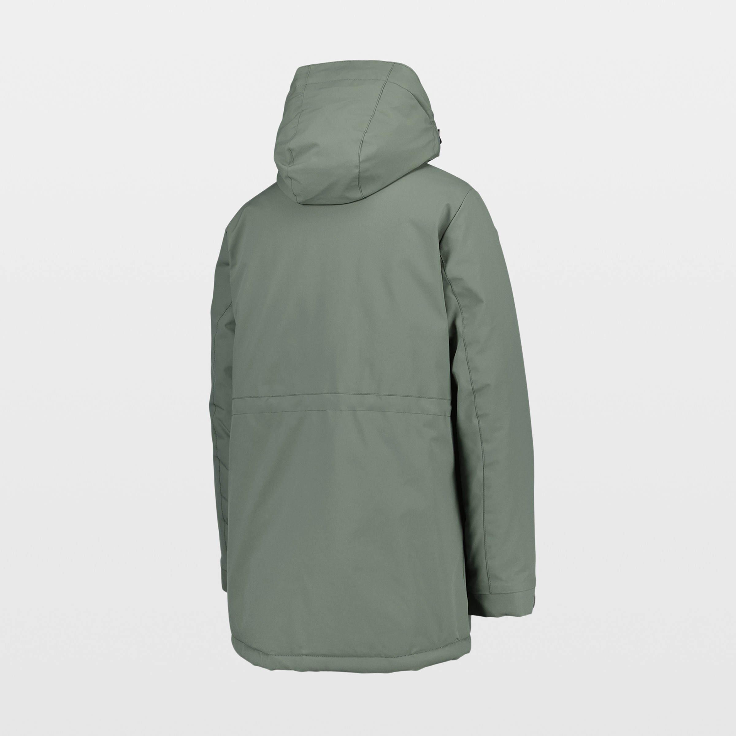 Parka Mujer Repelente Al Agua Verde-5