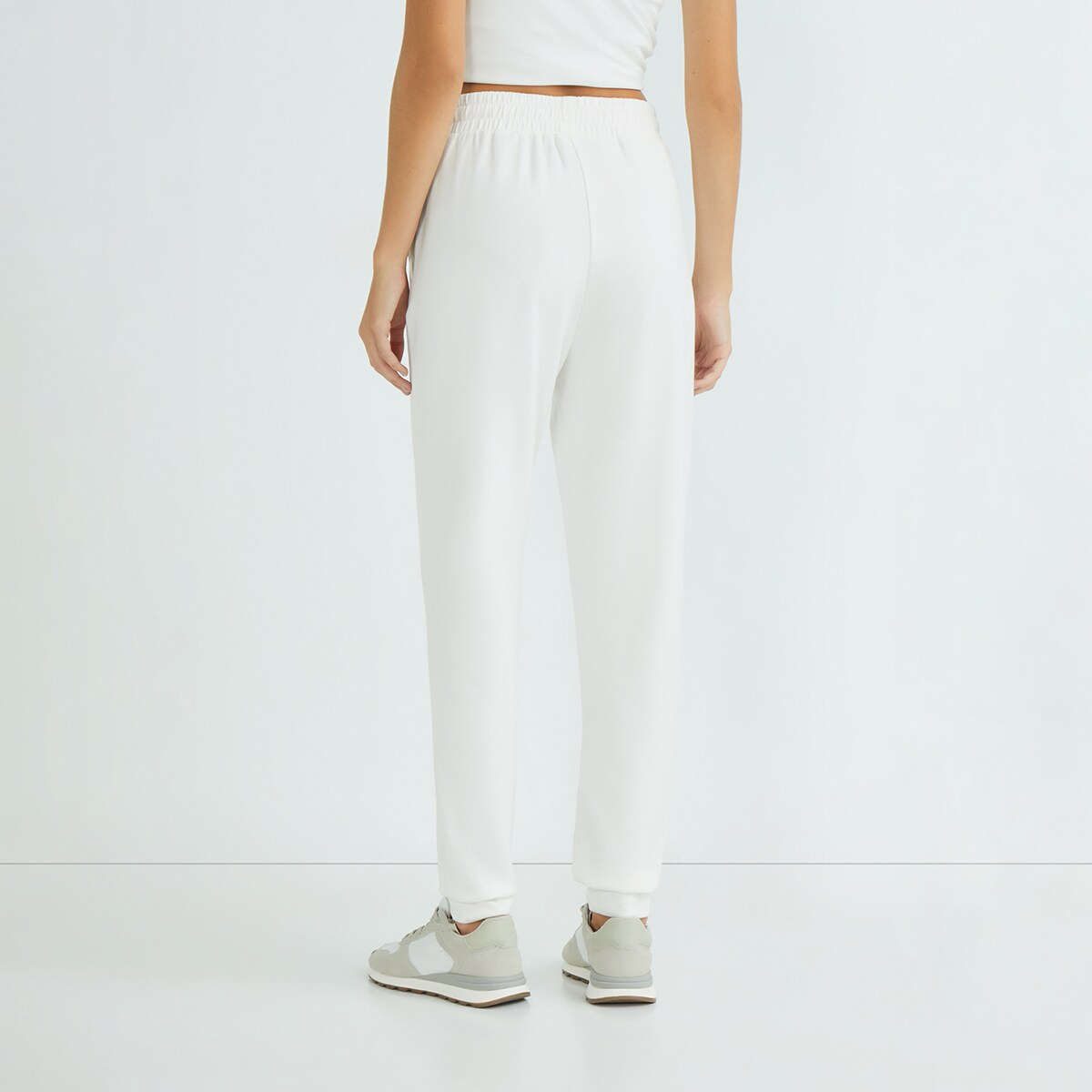 Pantalón jogger modal mujer Crudo-3