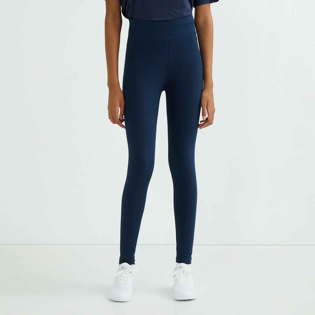 Malla básica de mujer Azul marino-2