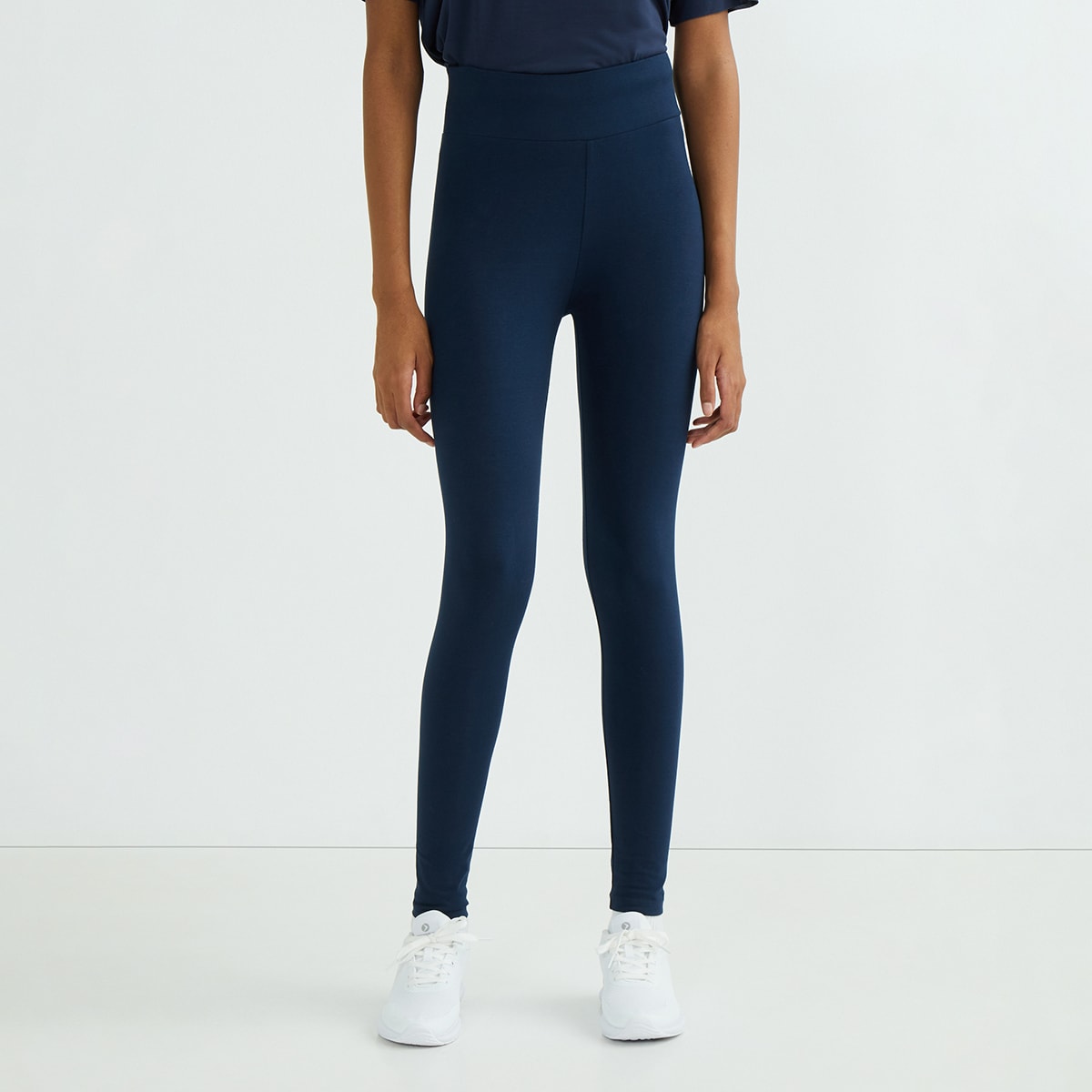 Malla básica de mujer Azul marino-2